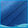 95%Polyester 5%spandex drop needle ocean blue polar fleece fabric,ripstop style fabric ,one side brushed fleece fabric